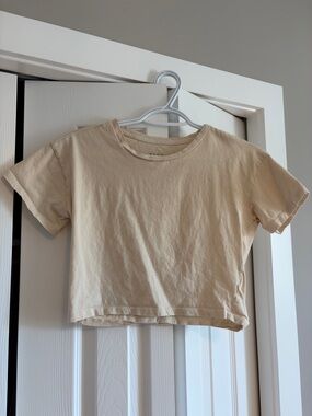 Cotton Tee - Beige